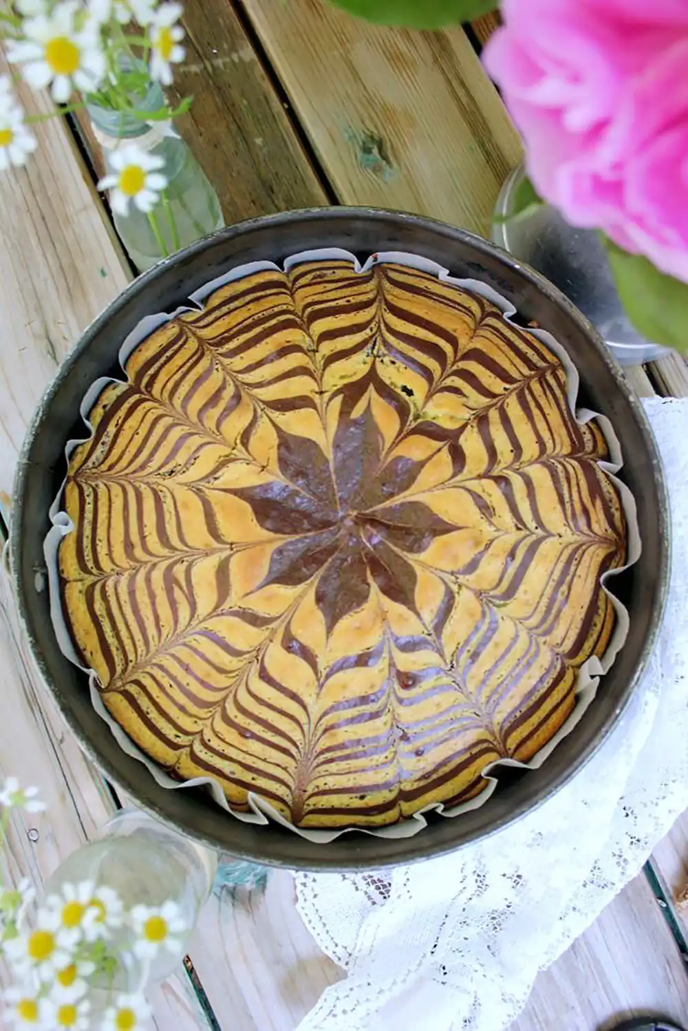 طرز تهیه کیک زبرا