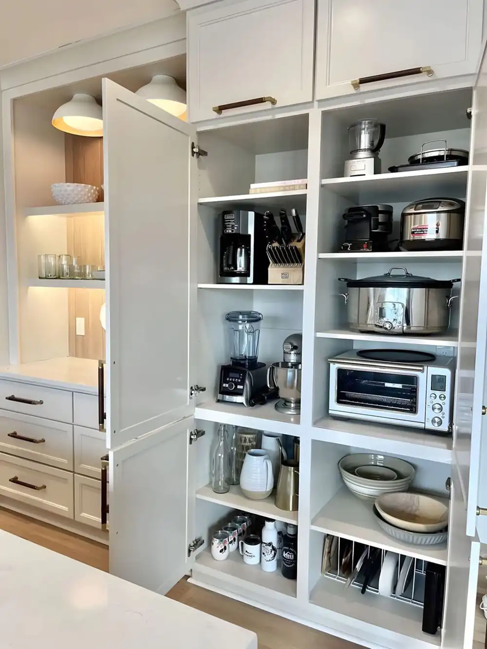 چیدمان کابینت آشپزخانه مدرن