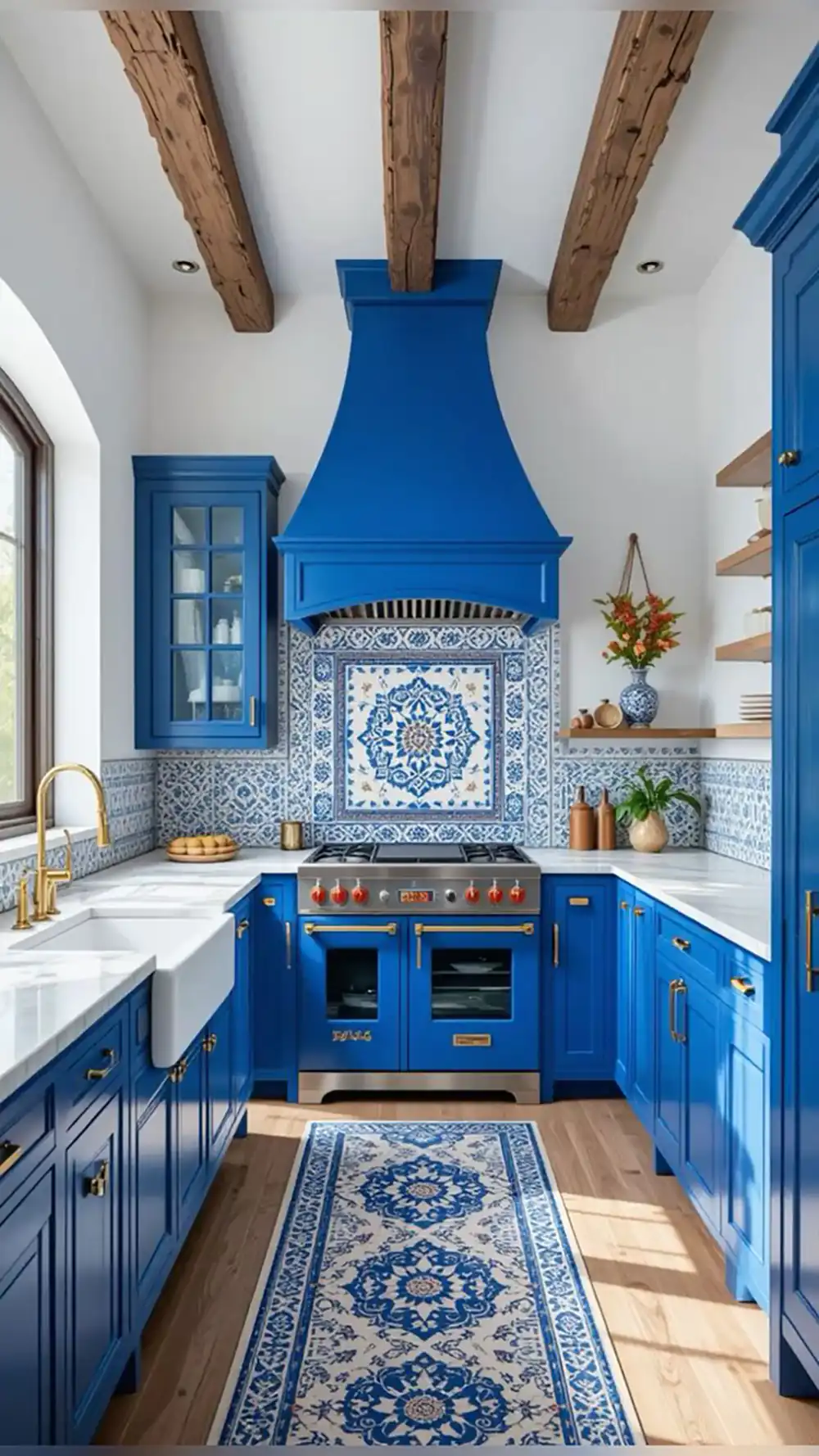 کاشی بین کابینتی رنگی