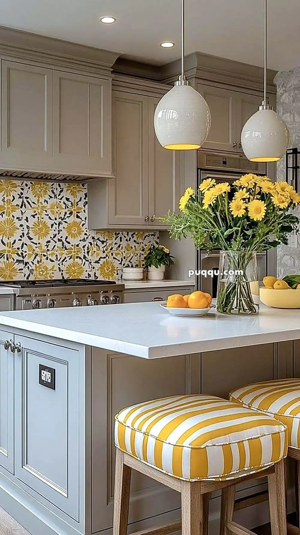 کاشی بین کابینتی رنگی