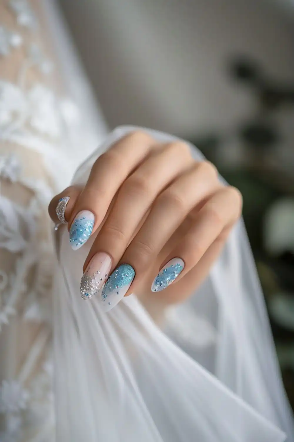 لاک آبی عروس