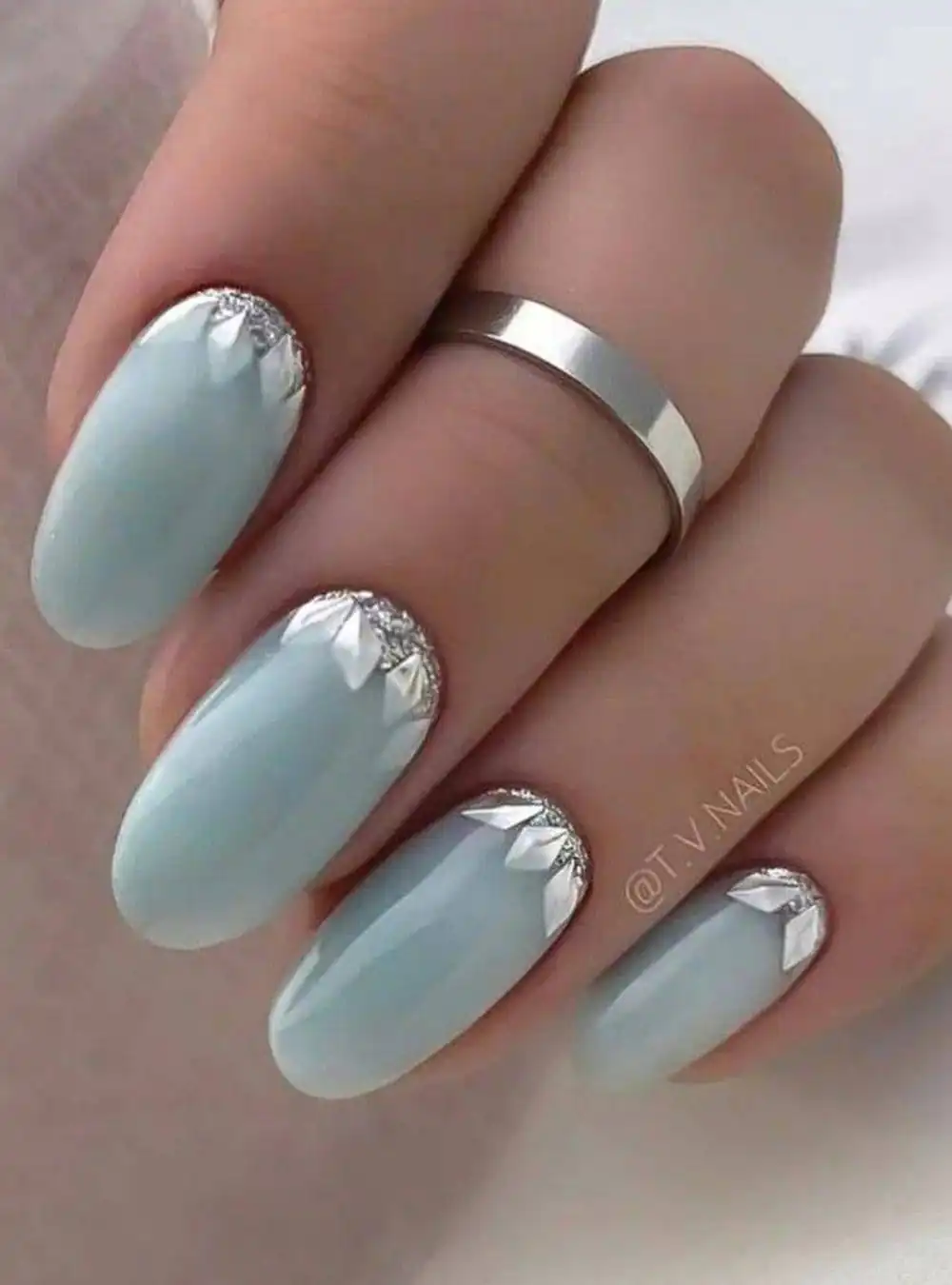 لاک آبی ترند