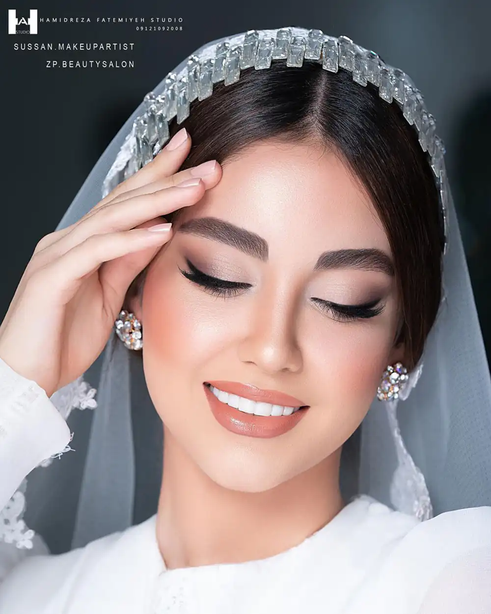 میکاپ حرفه‌ای عروس
