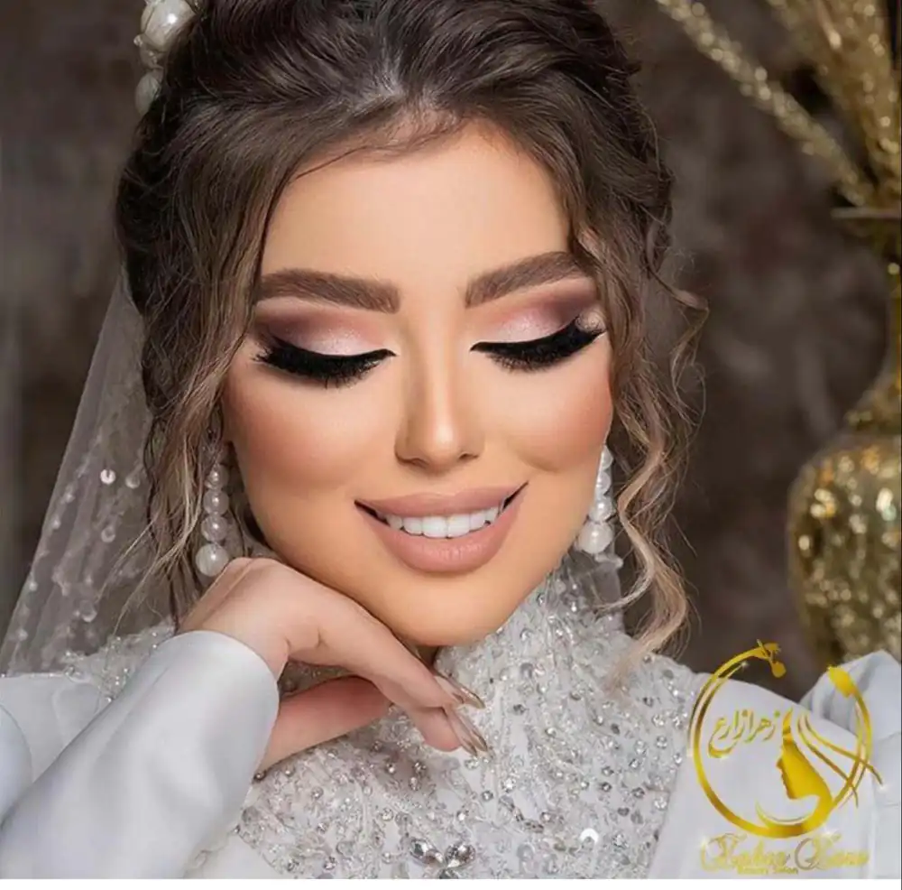 شینیون عروس برای صورت گرد