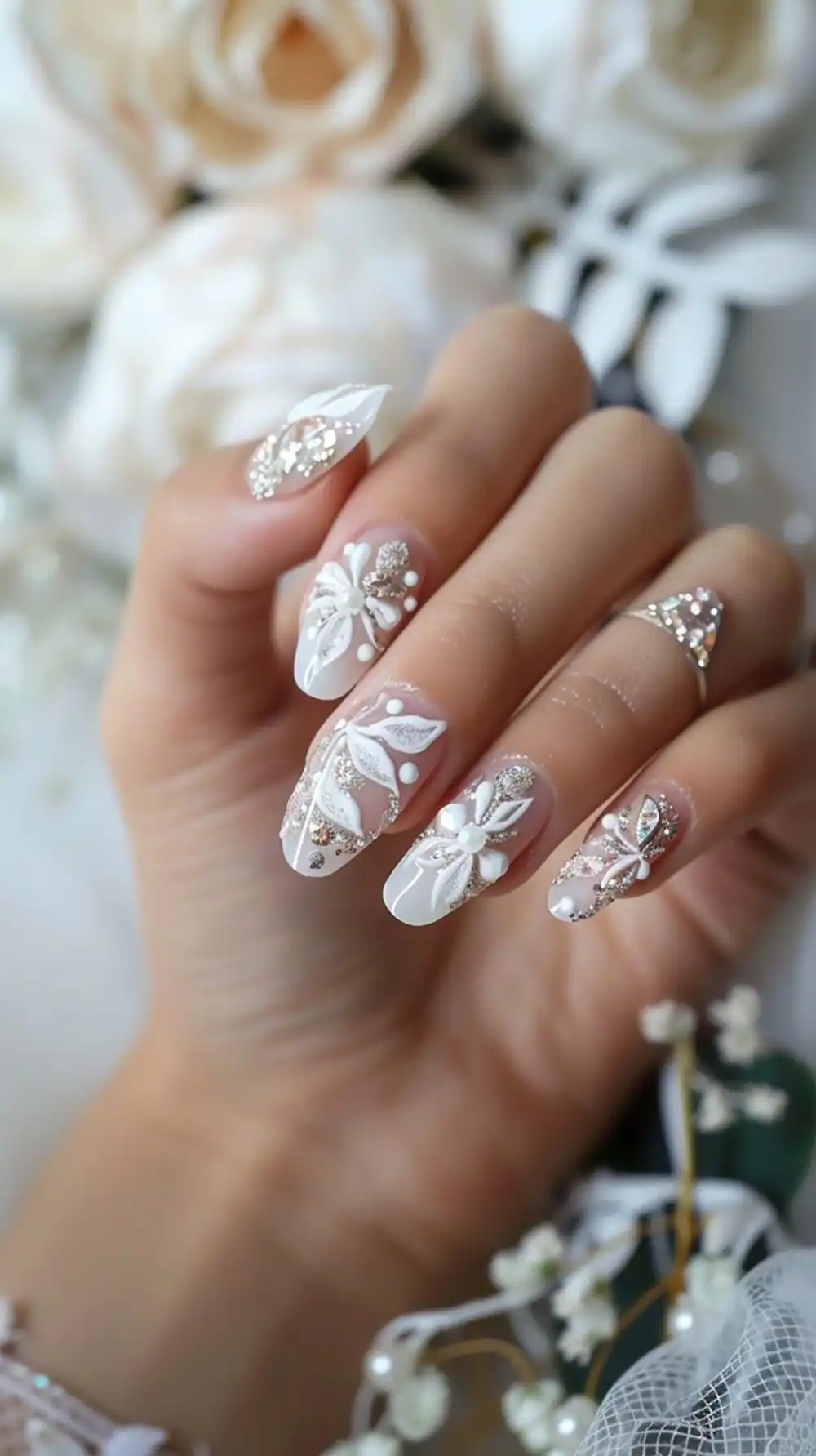 طراحی ناخن برای عروسی