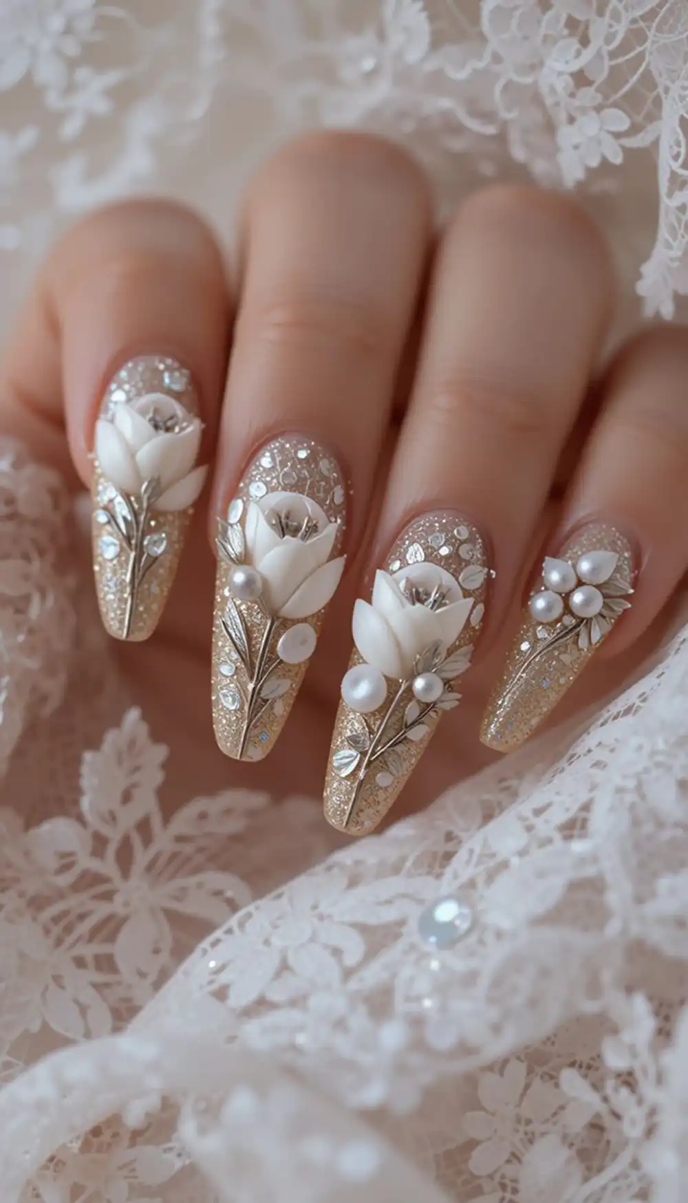 طراحی ناخن برای عروسی