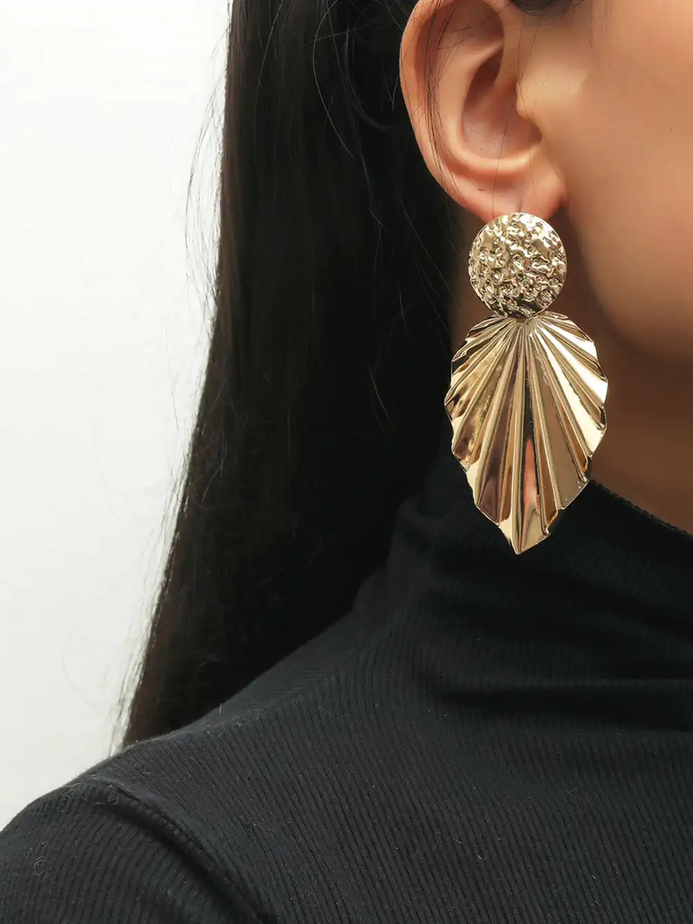 گوشواره بزرگ طلا