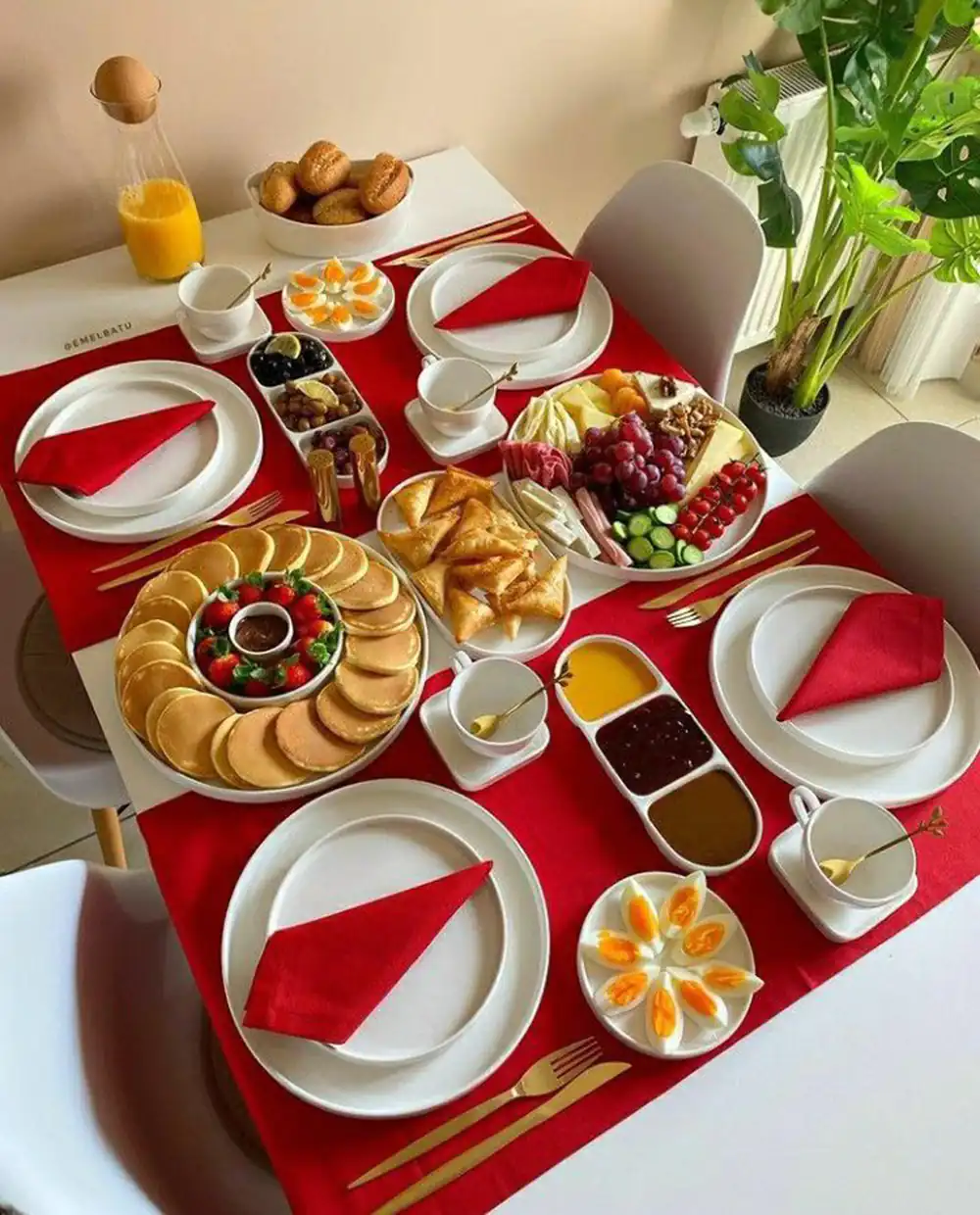ایده سفره صبحانه