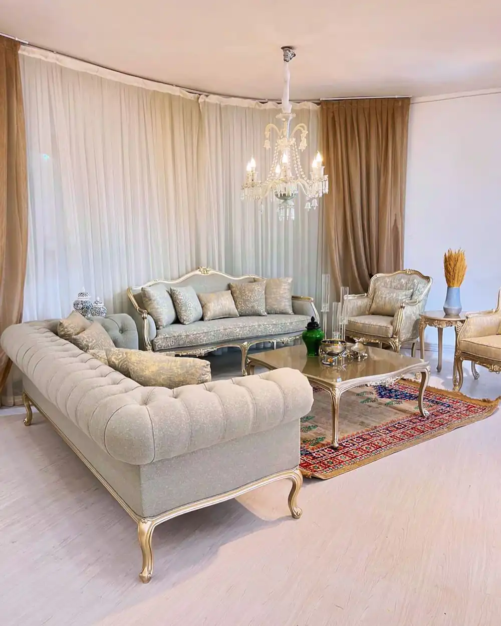 چیدمان پذیرایی عروس