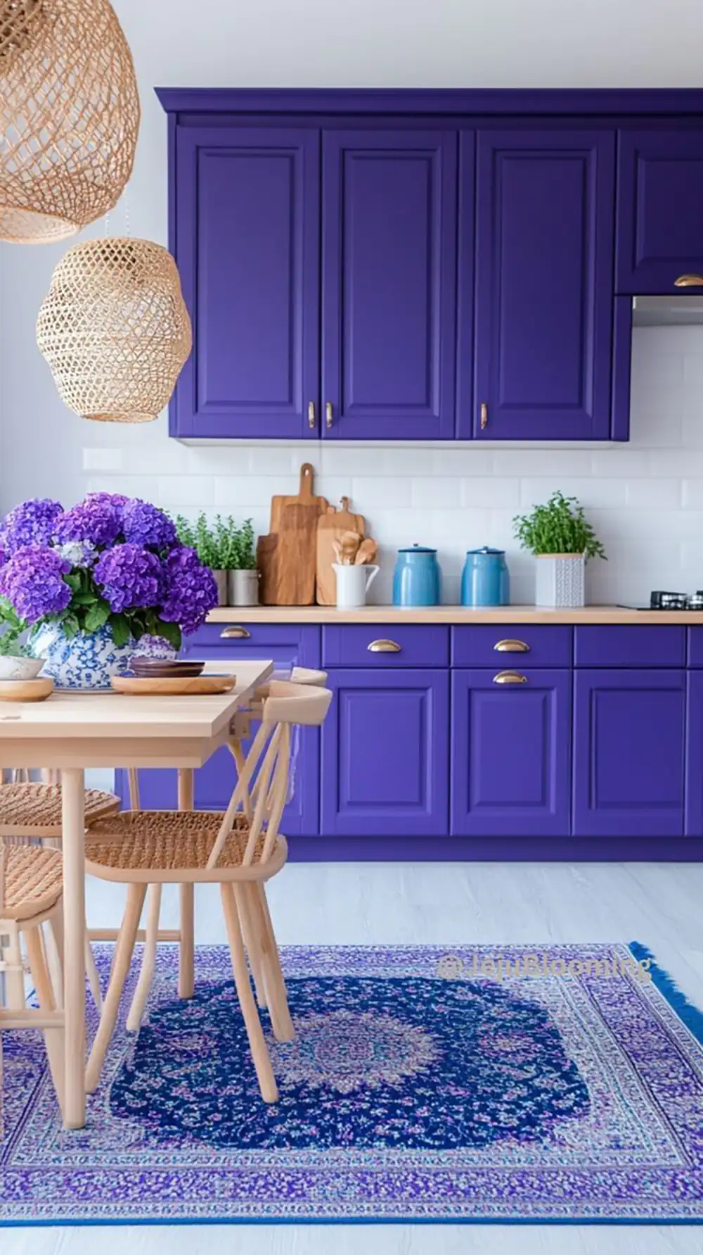 کابینت رنگی آشپزخانه