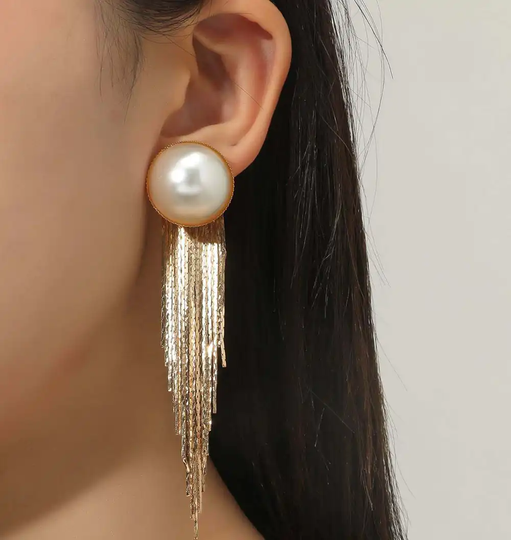 گوشواره مرواریدی طلا