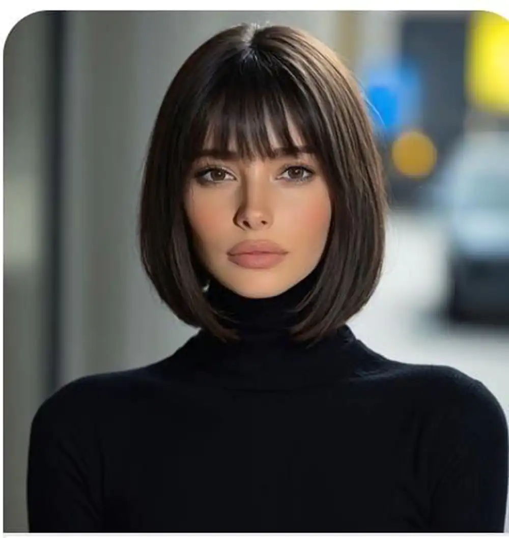 کوتاهی مو با چتری