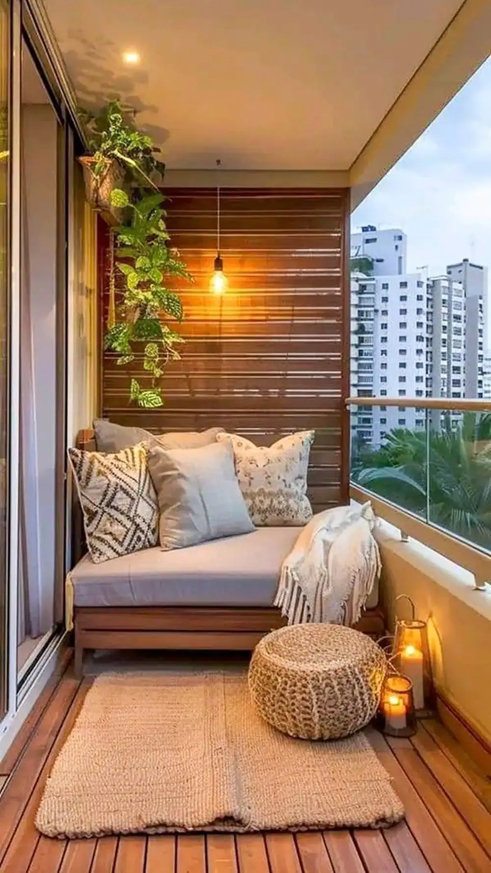 طراحی تراس آپارتمانی مدرن