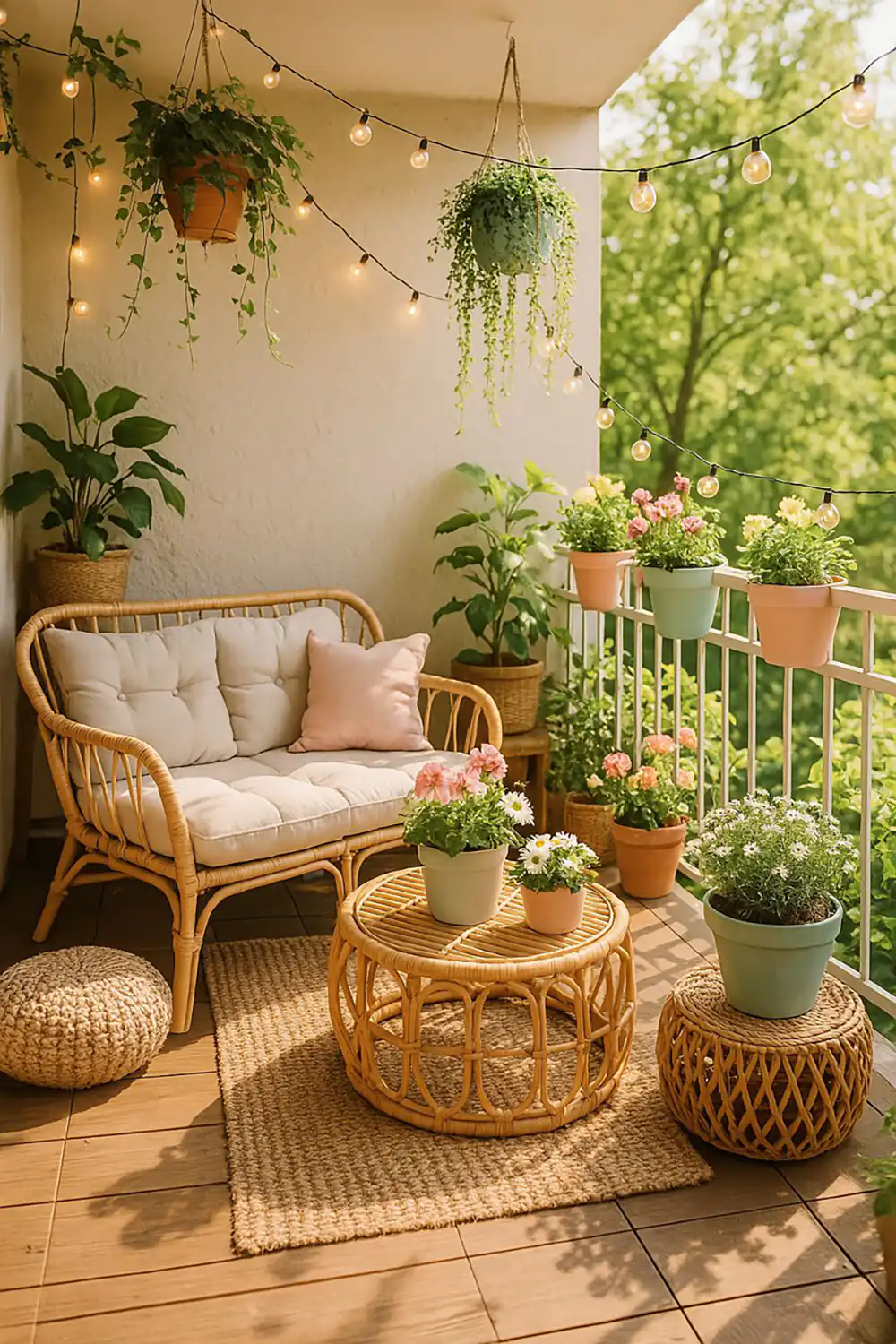 مبلمان فضای باز حصیری