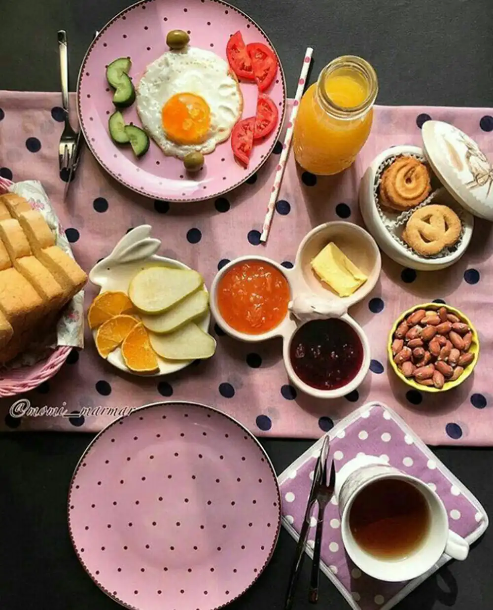 ایده‌های صبحانه دونفره
