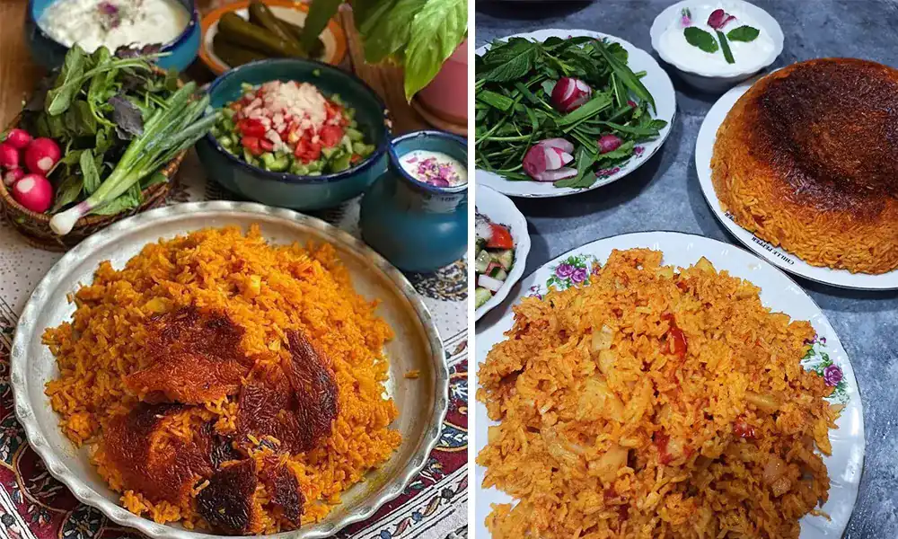 دمی گوجه فرنگی،غذای ایرانی،دستور پخت ساده،غذای خانگی،آموزش آشپزی،غذای سریع و خوشمزه