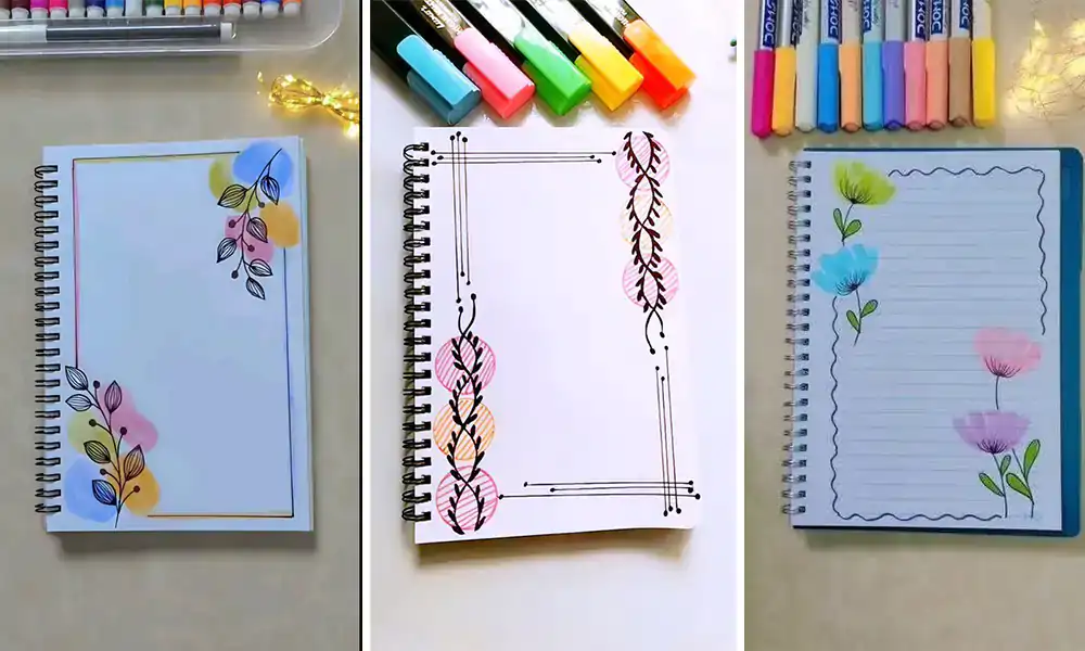 نقاشی برای حاشیه دفتر مشق
