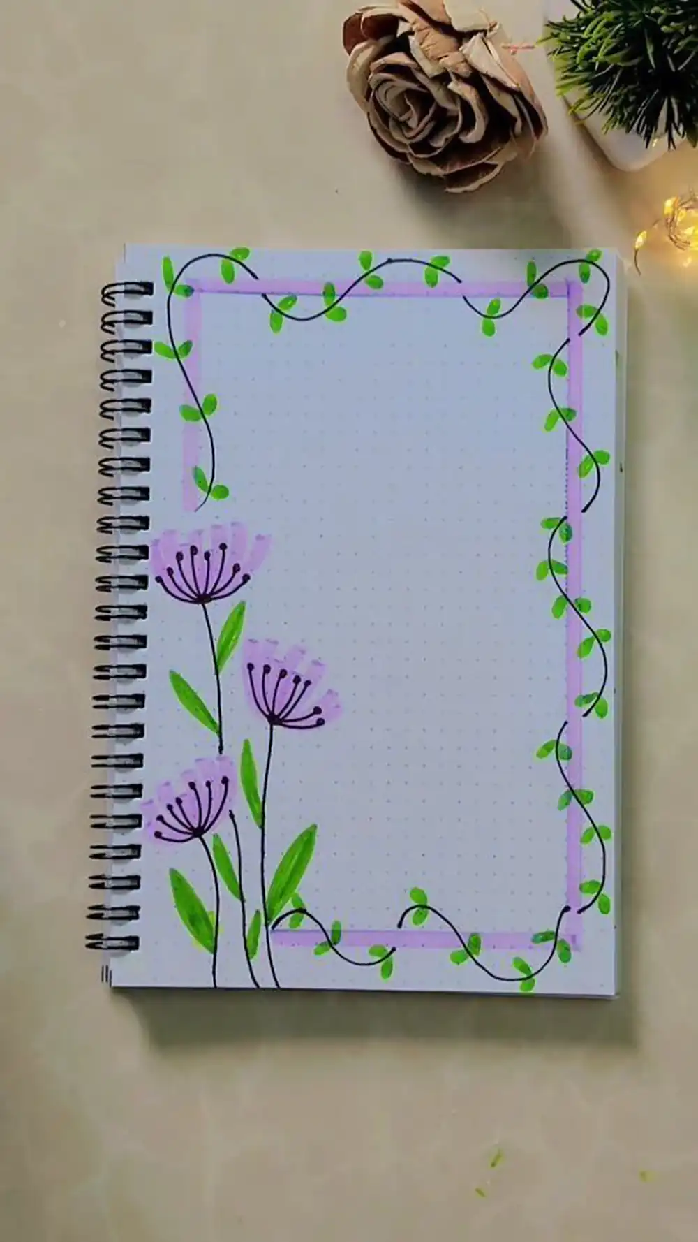 نقاشی برای حاشیه دفتر مشق