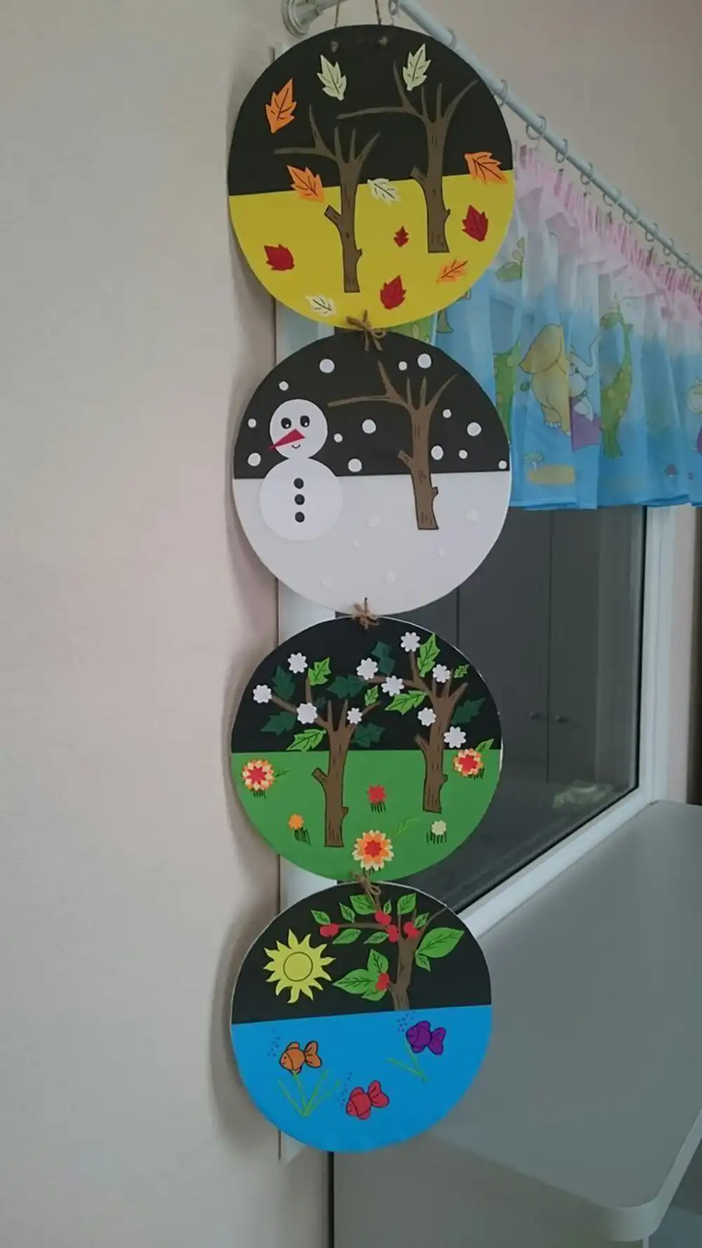 کاردستی چهار فصل برای کلاس اول
