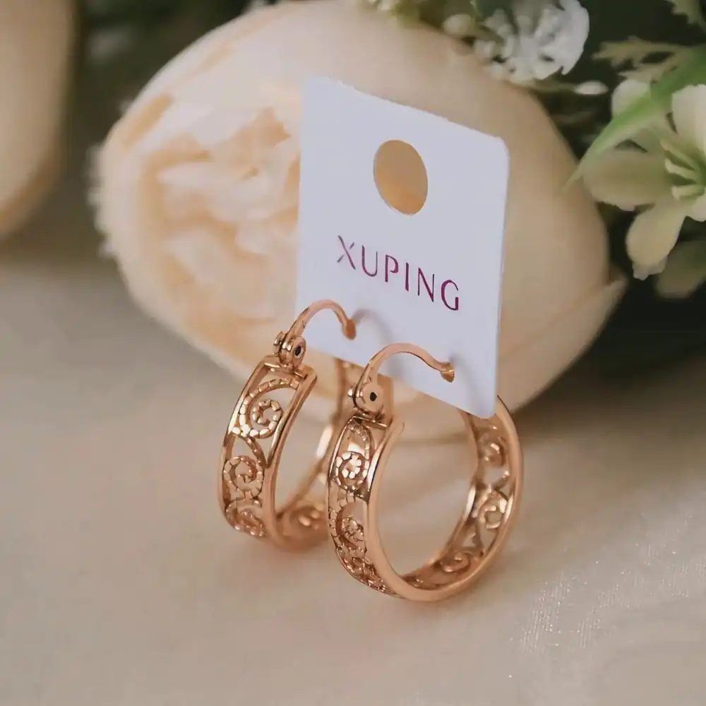 گوشواره حلقه ای طلا