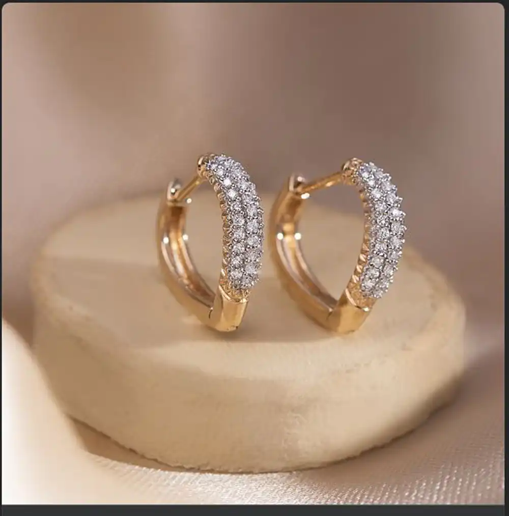 گوشواره حلقه ای طلا