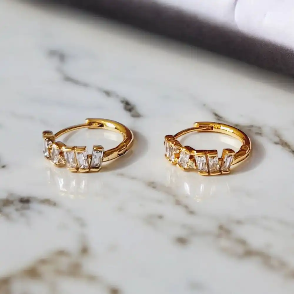 گوشواره حلقه ای طلا