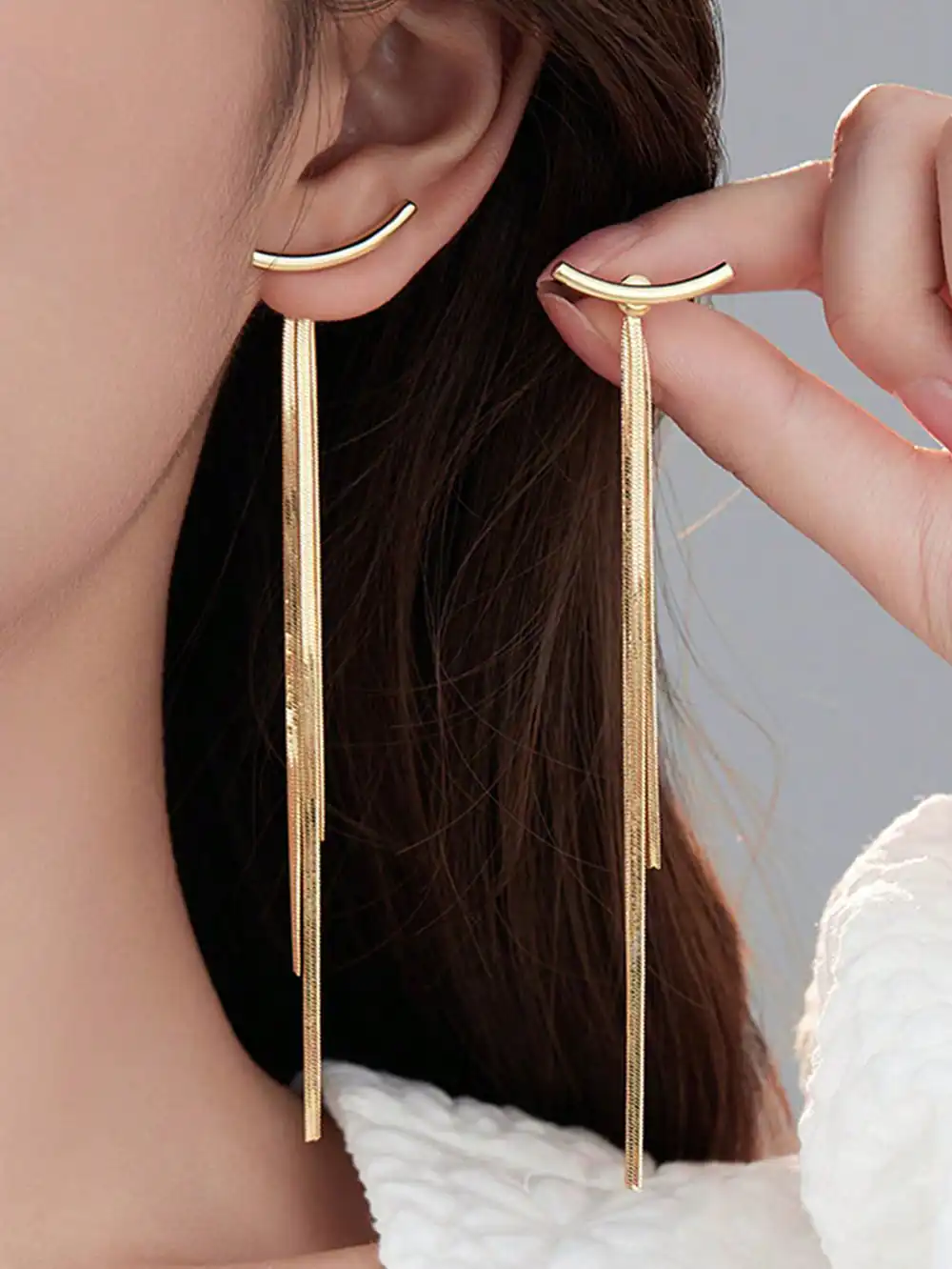 گوشواره آویز طلا