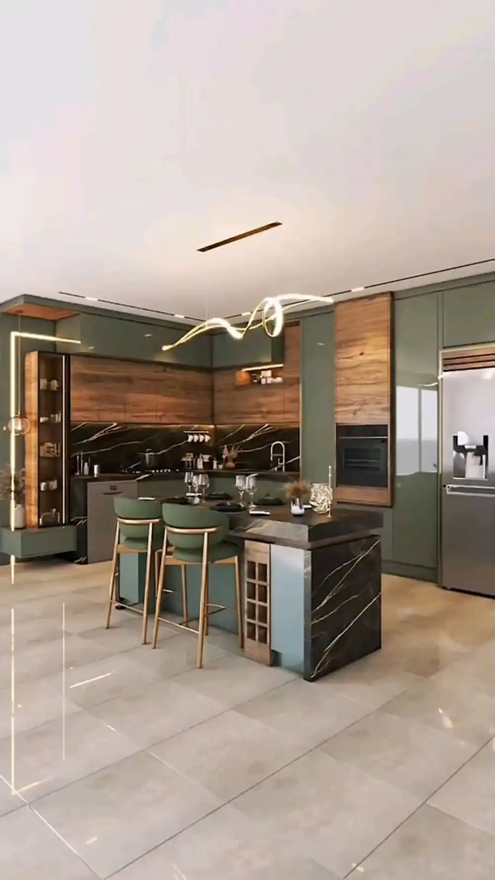 کابینت مدرن اروپایی
