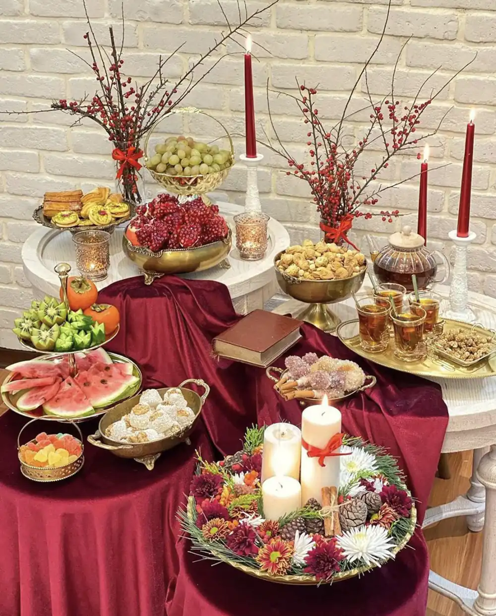 عکس سفره شب یلدا