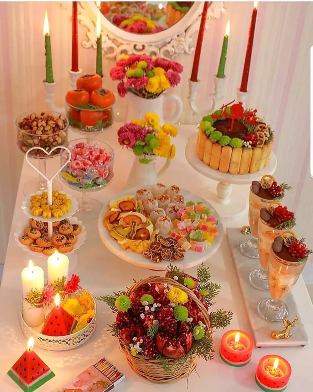 عکس سفره شب یلدا