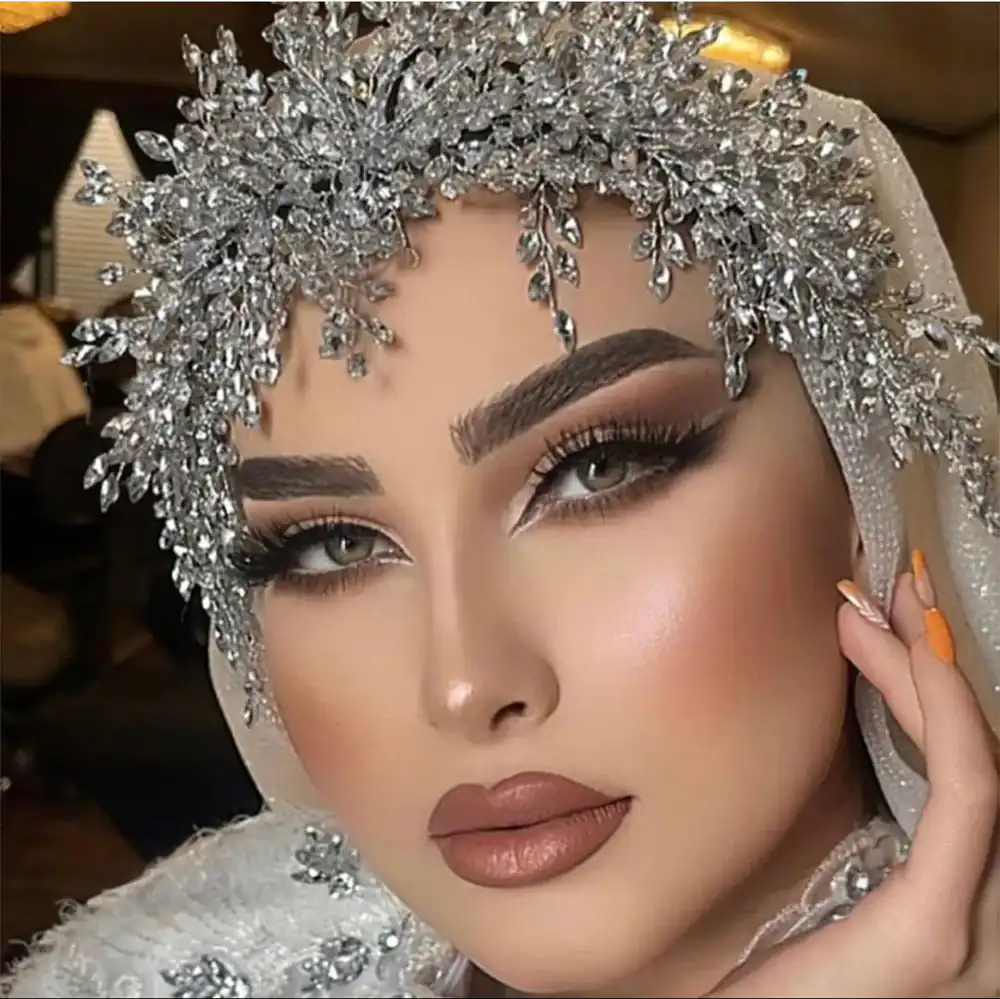 مدل آرایش عروس عربی
