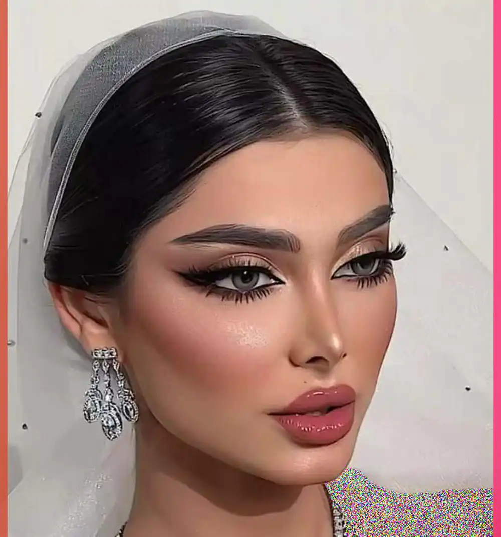 مدل آرایش عروس عربی