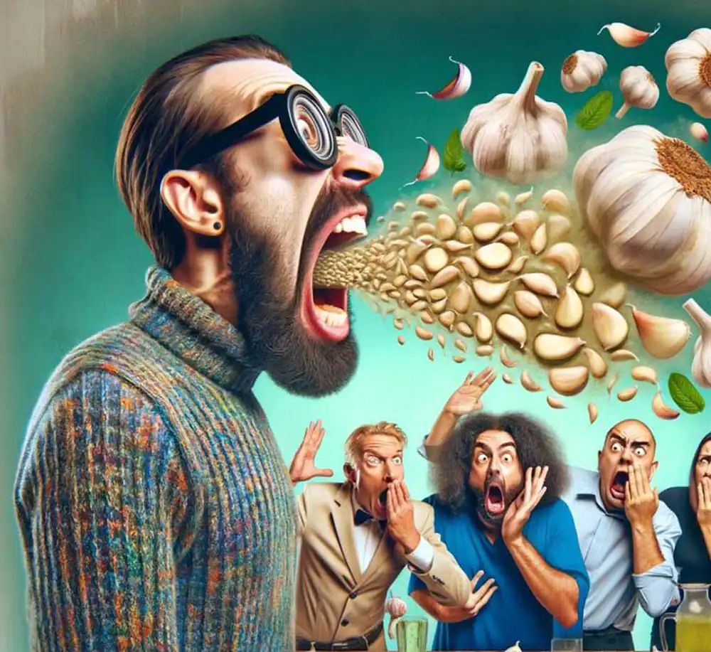 از بین بردن بوی سیر دهان