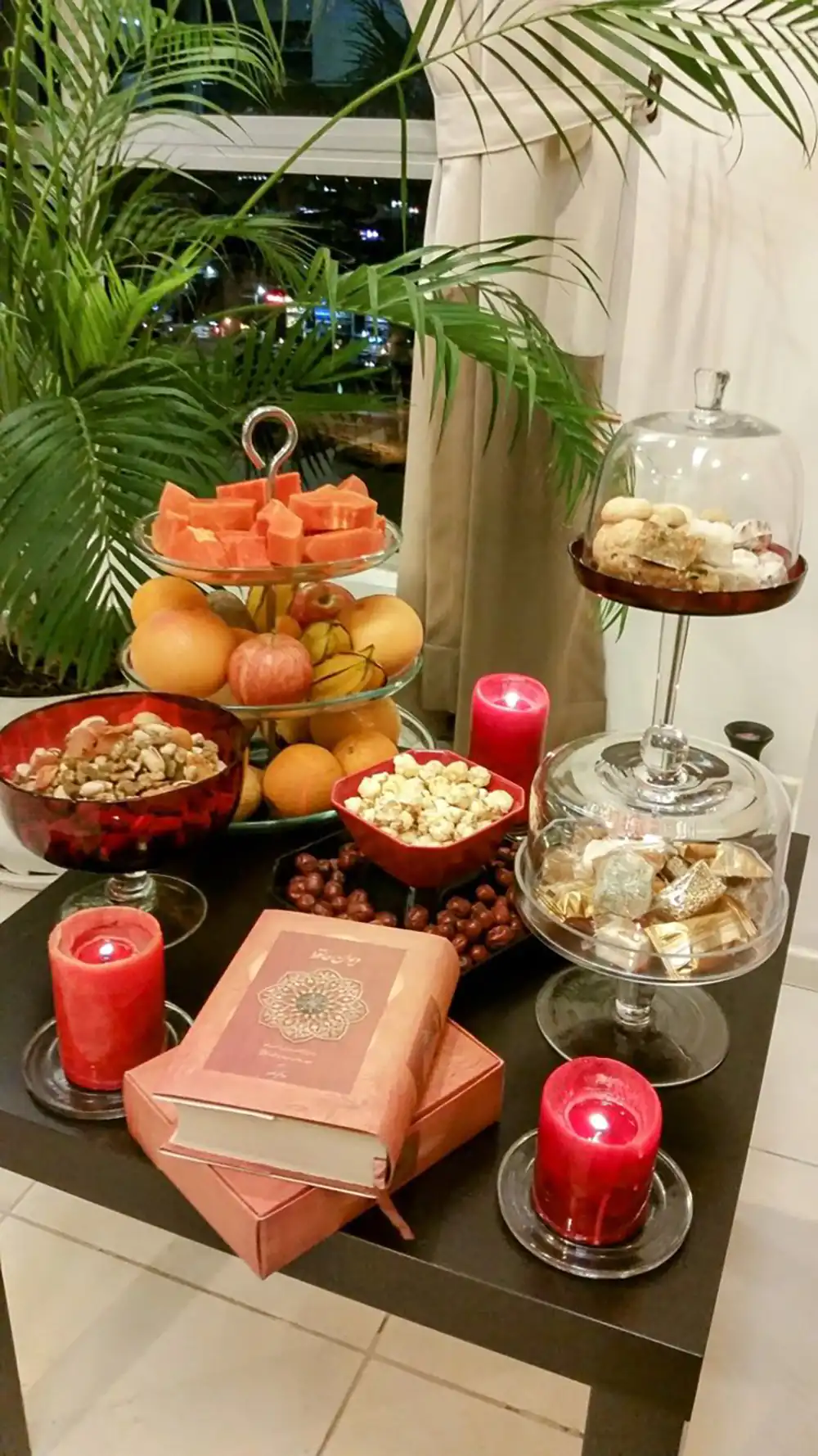 چیدمان سفره یلدا