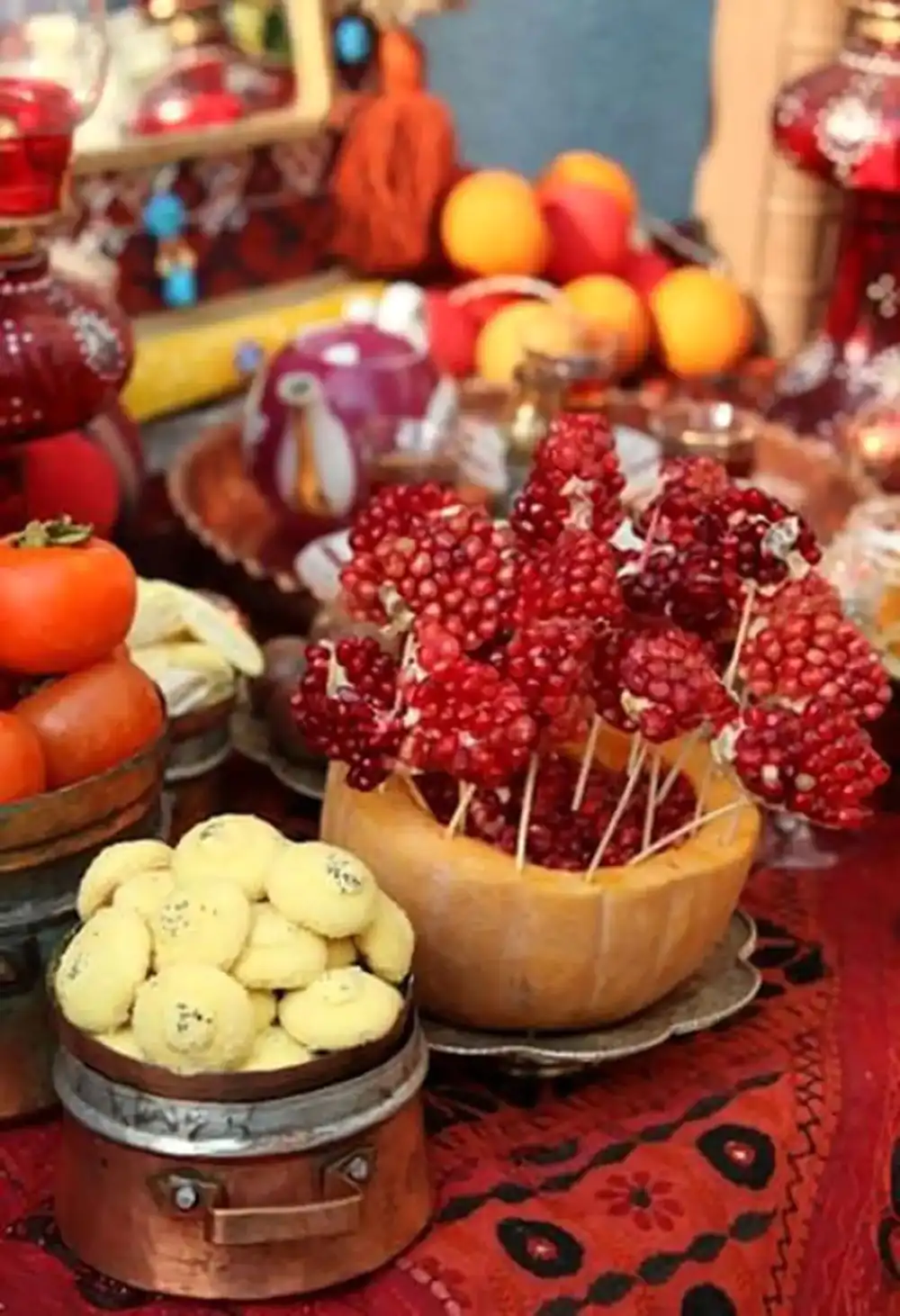  دکور میز یلدا
