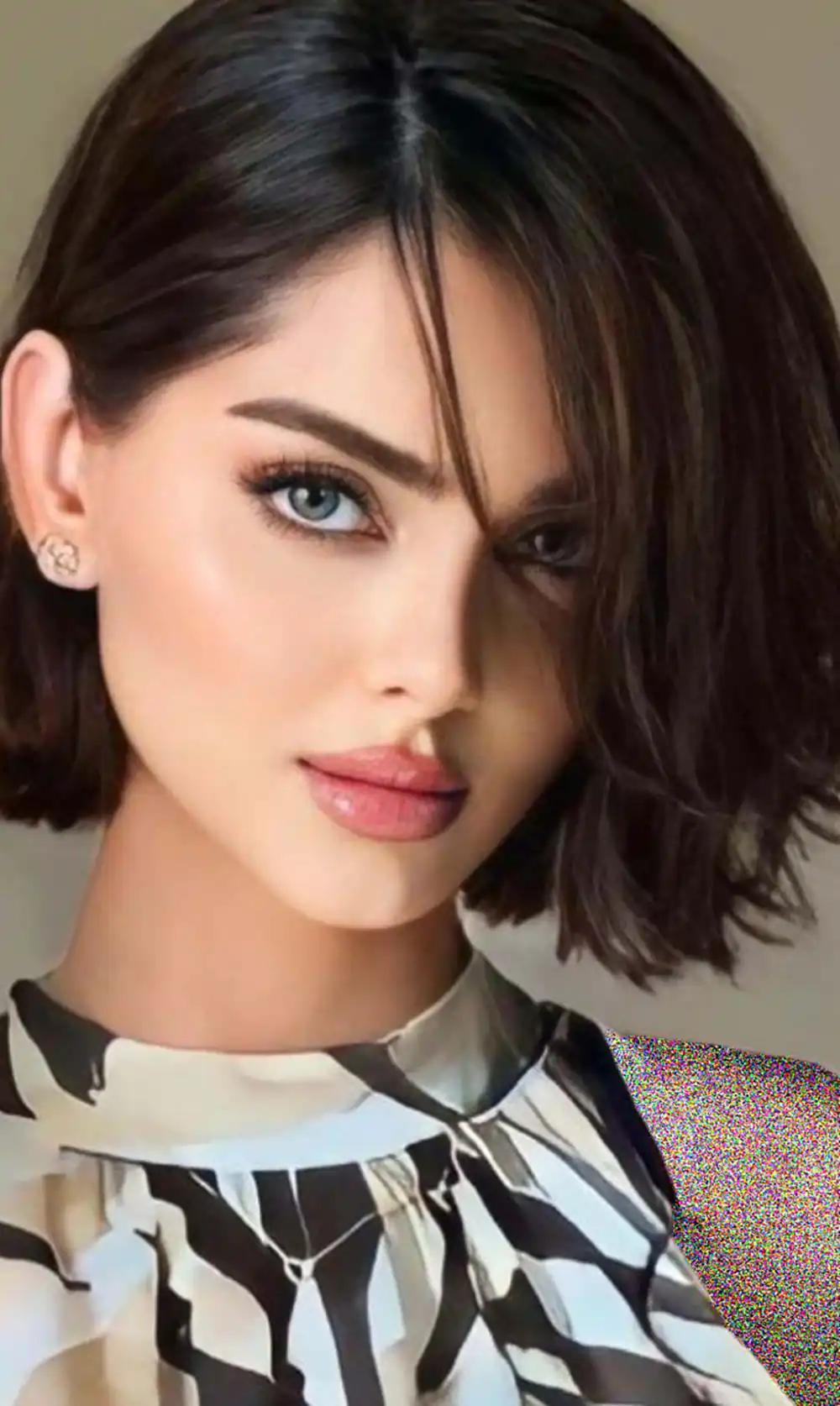 آرایش صورت با موی کوتاه