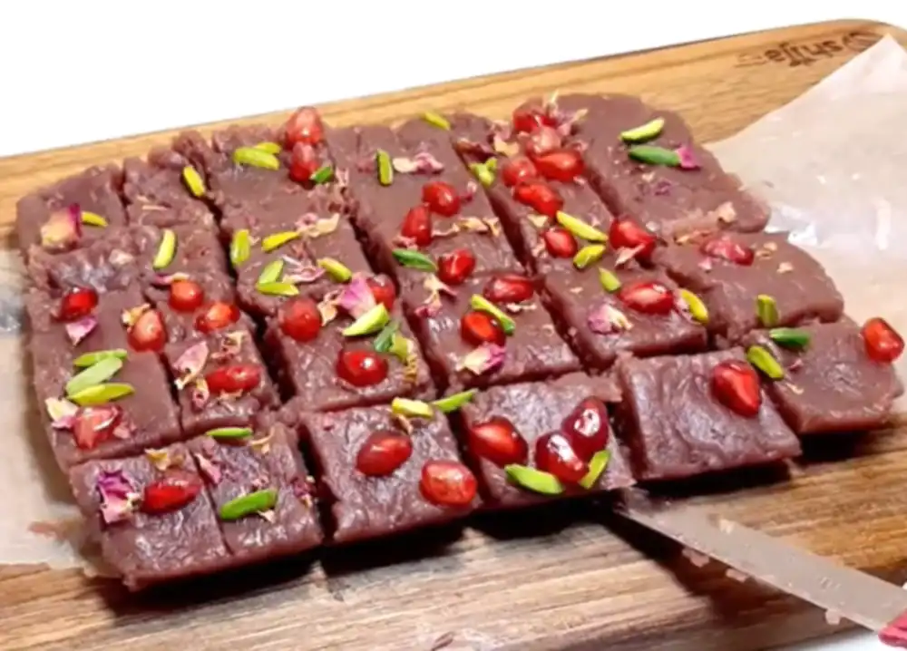 طرز تهیه حلوای انار
