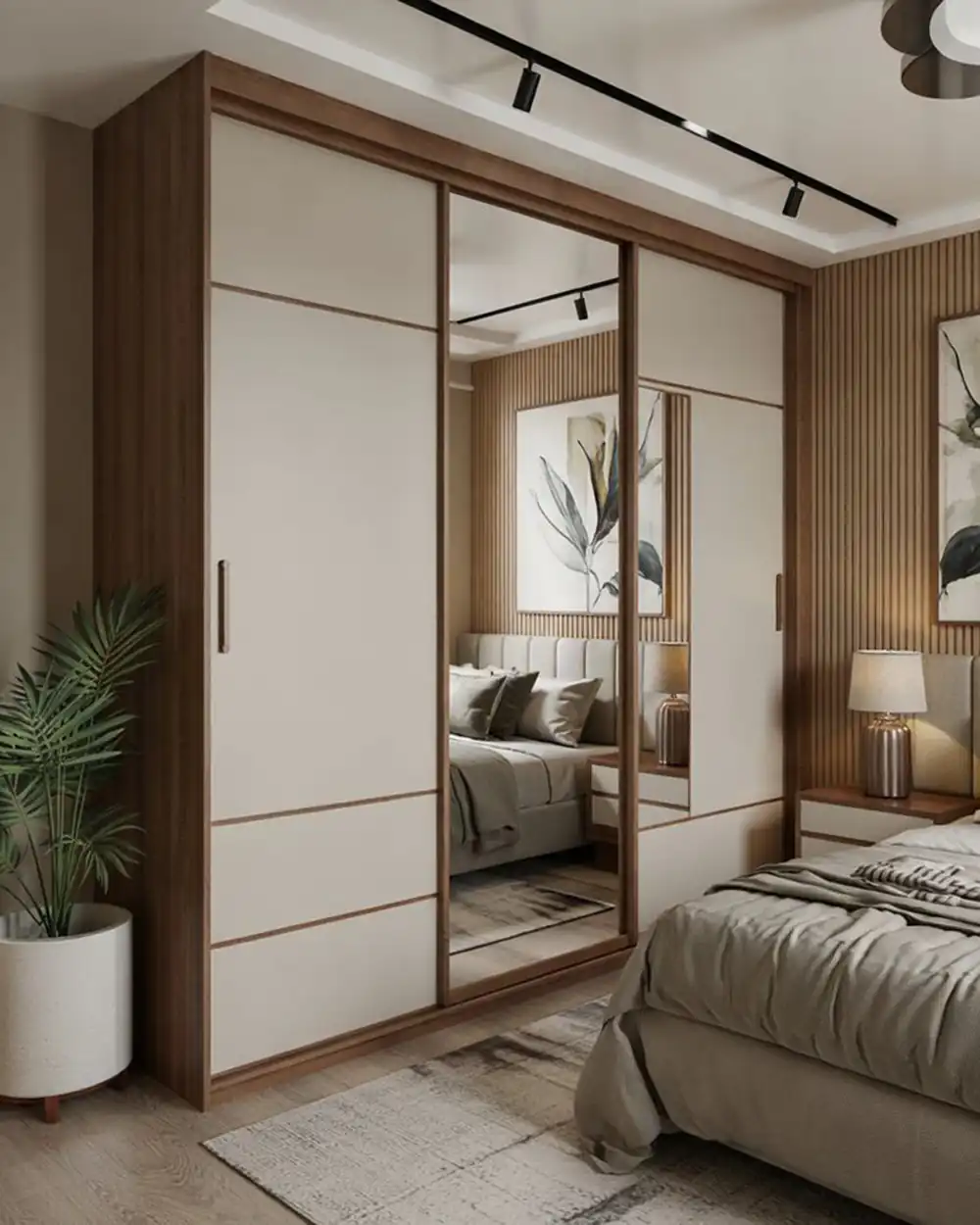 کمد دیواری ریلی جدید
