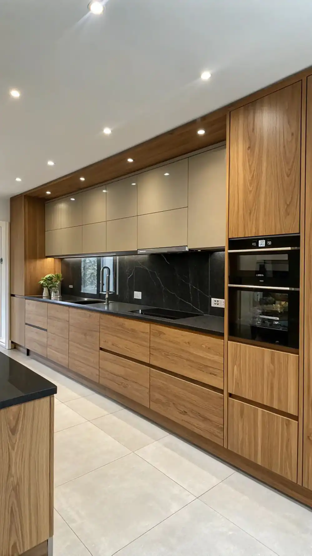 کابینت طرح چوب جدید