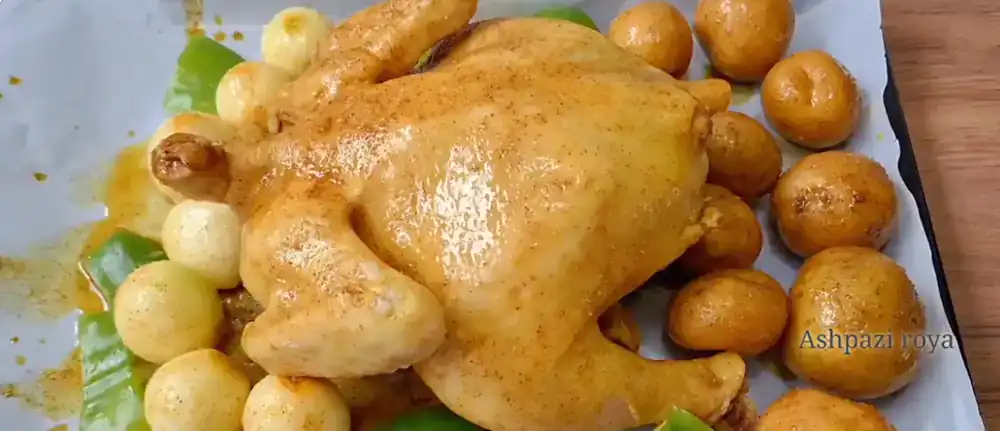 طرز تهیه مرغ بریان