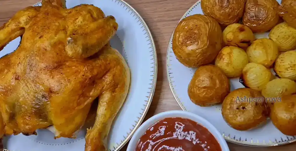 طرز تهیه مرغ بریان