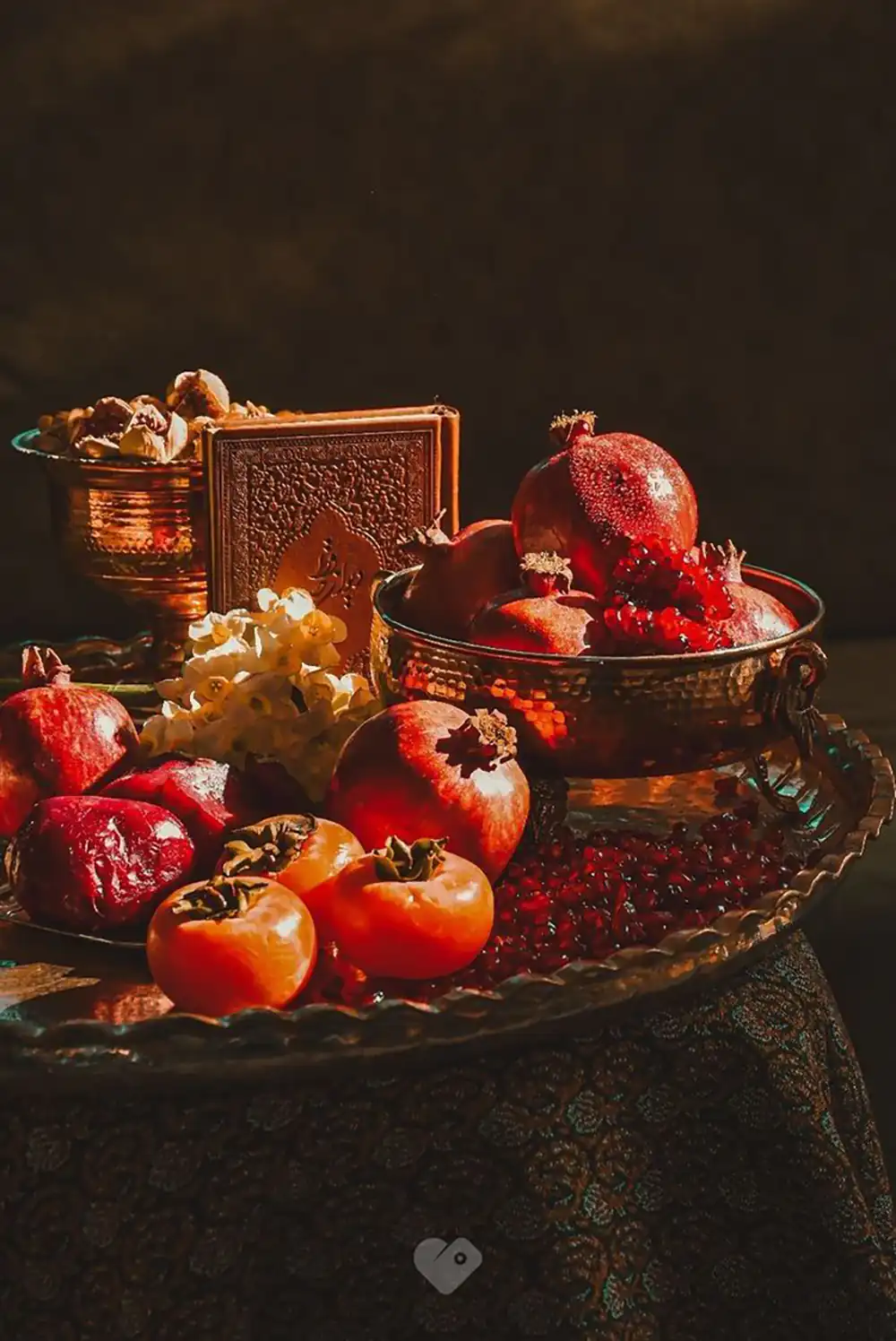 تزیین میوه شب یلدا