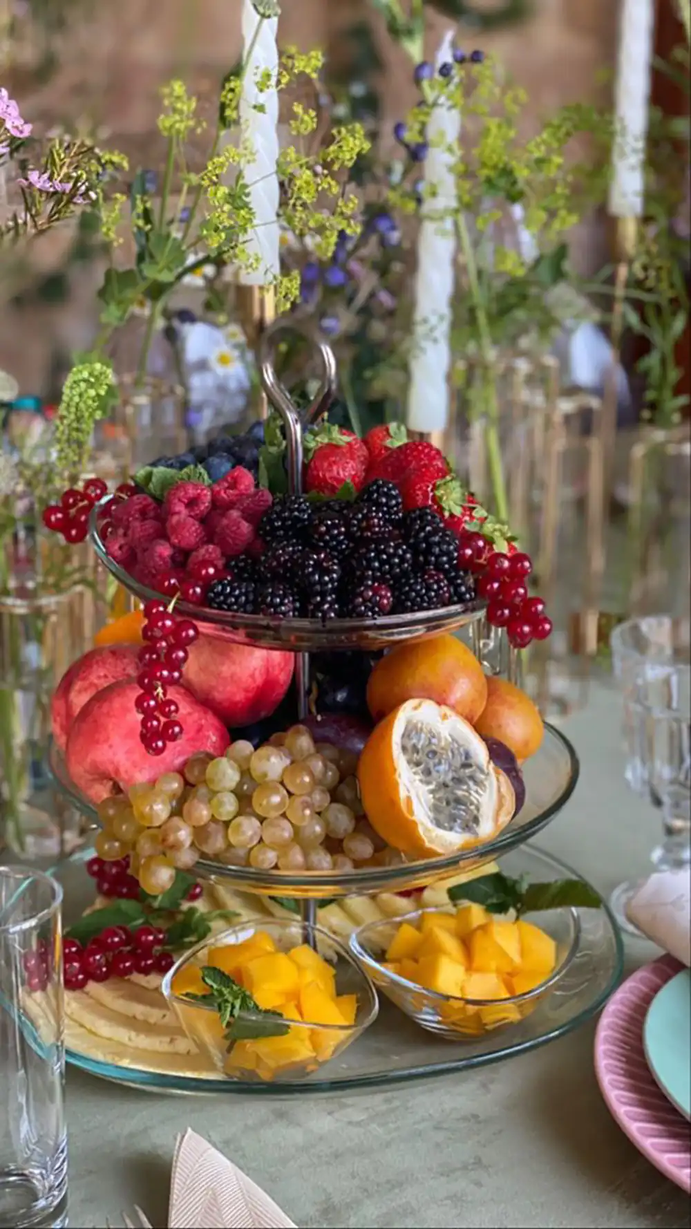 تزیین میوه شب یلدا
