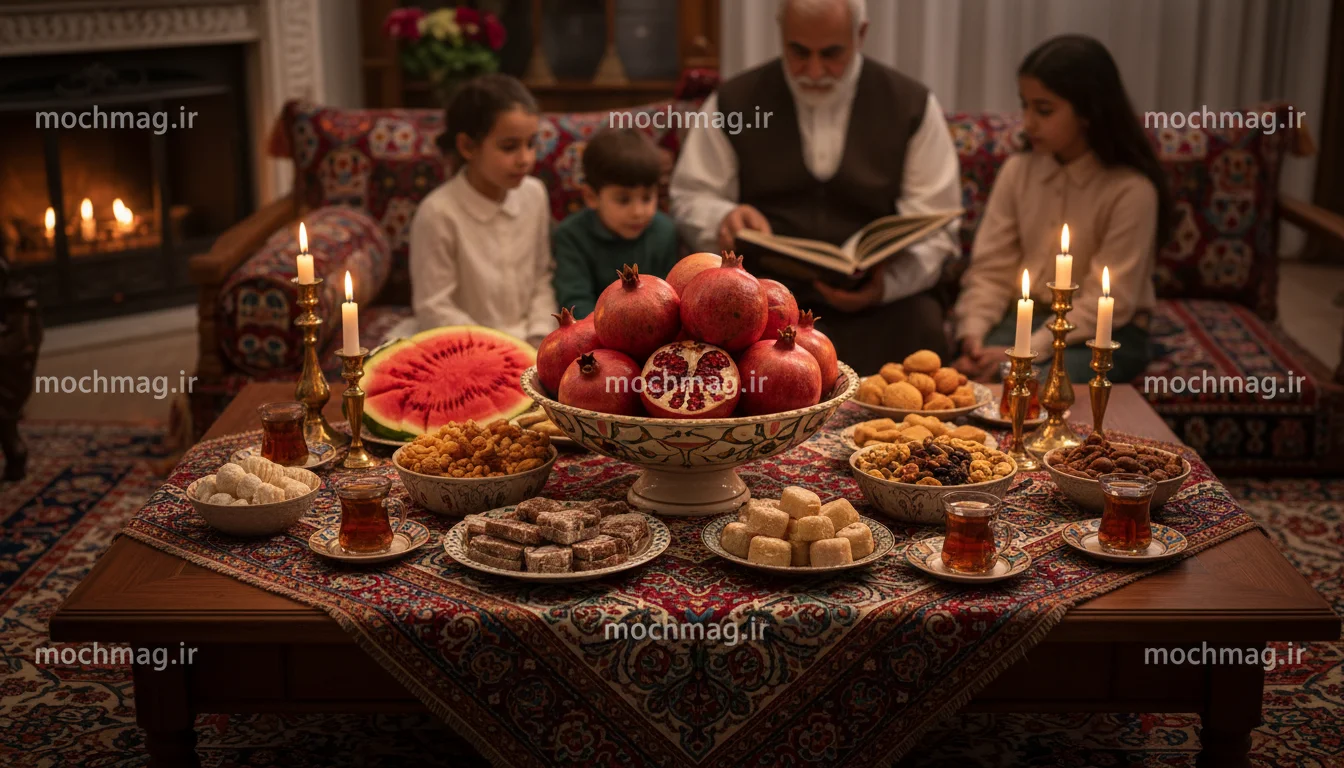 فلسفه و اهمیت تزئین میز یلدا