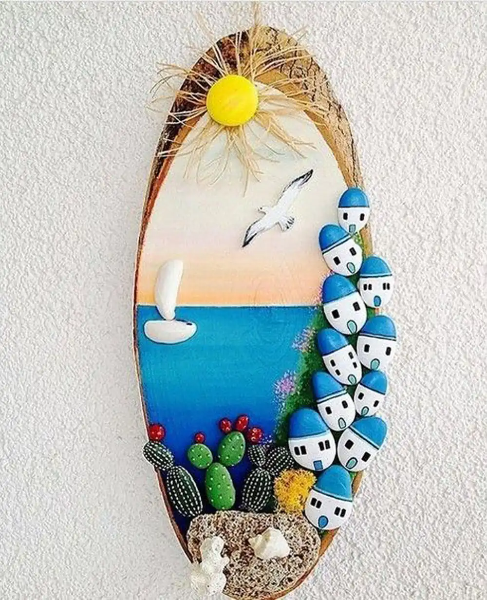 ایده برای کاردستی با سنگ