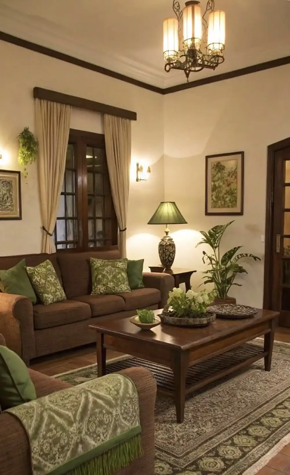 چیدمان مبل پشت پرده