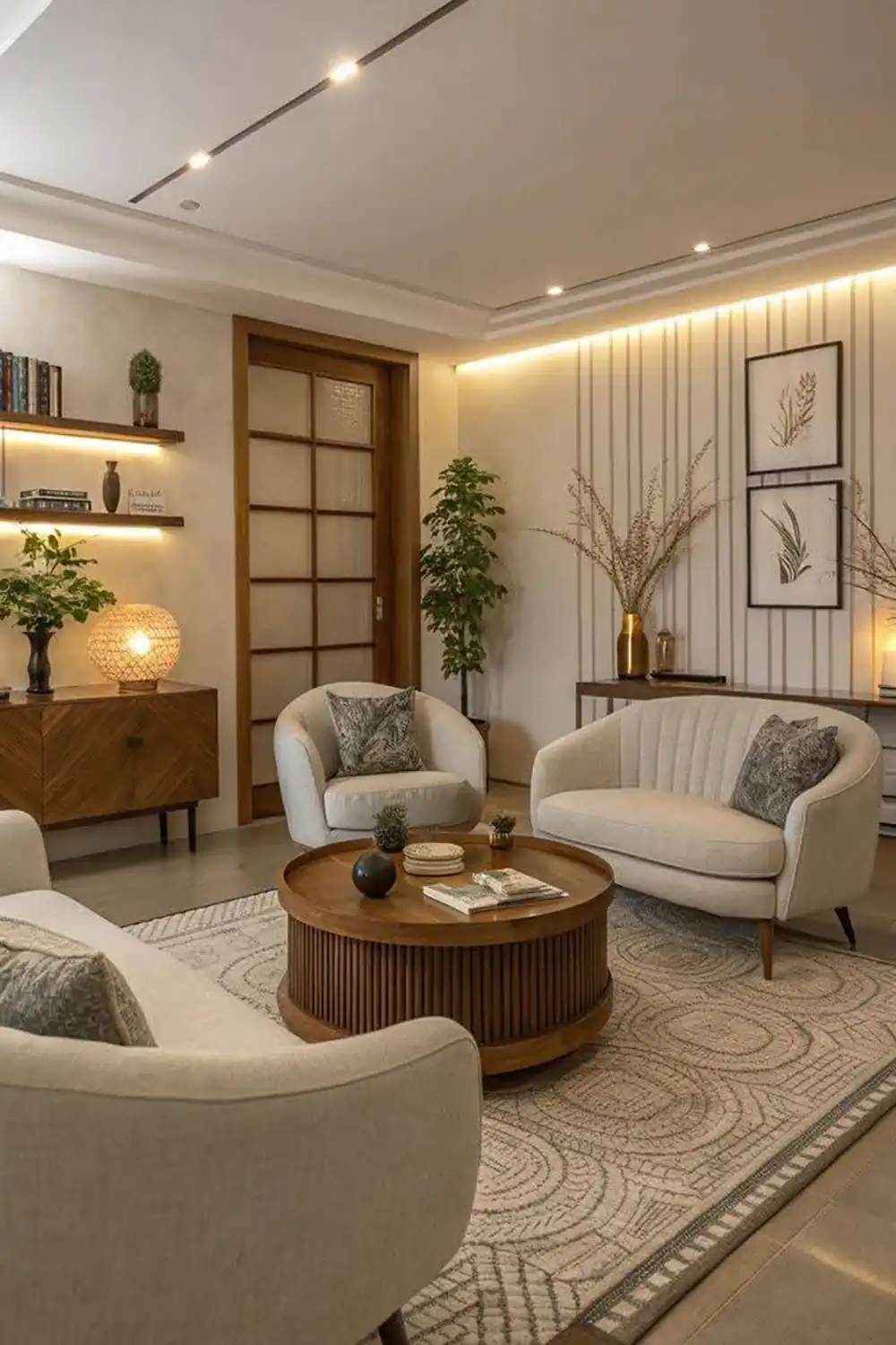 چیدمان پذیرایی تازه عروس