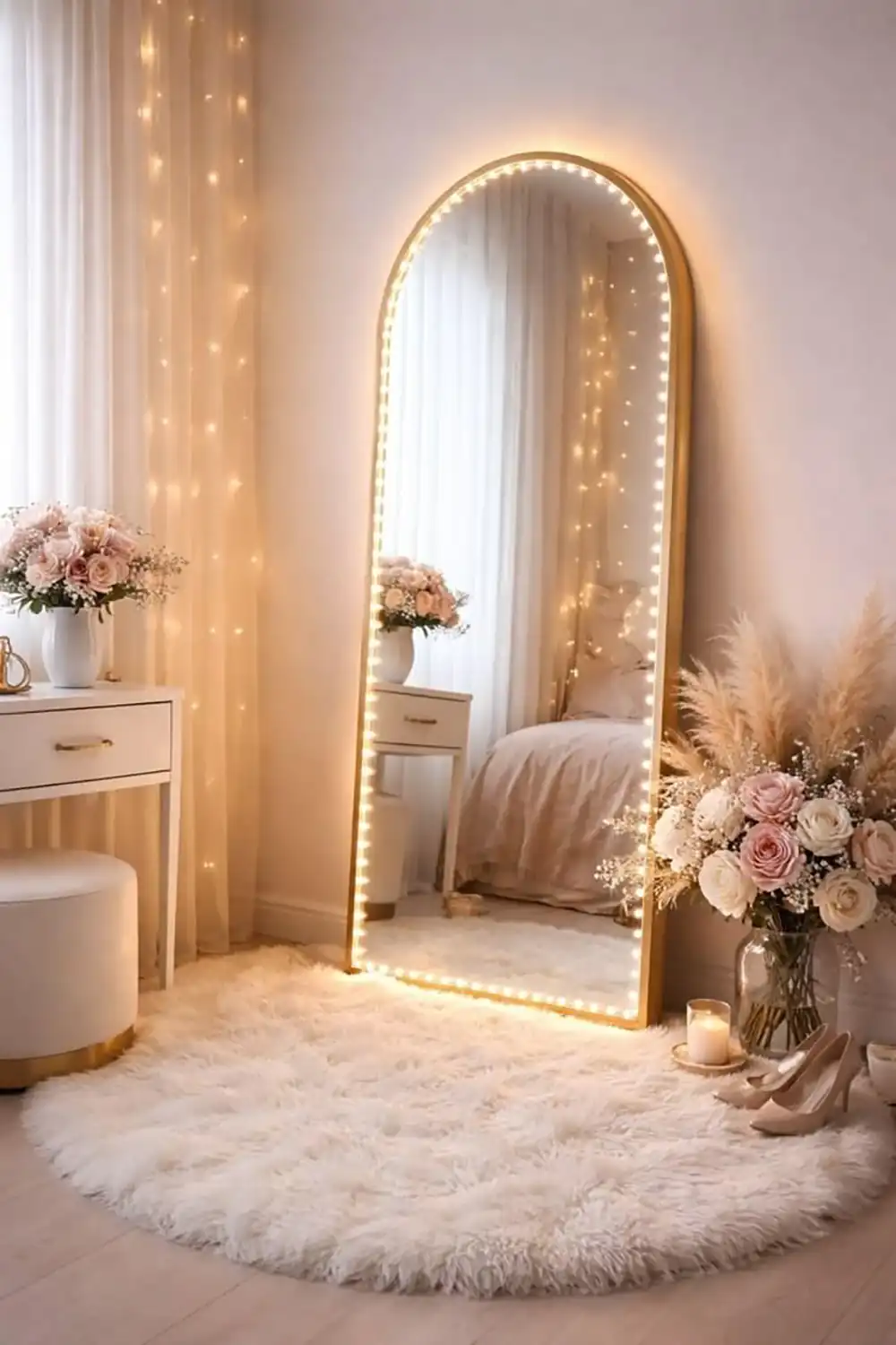 مدل آینه قدی برای اتاق خواب