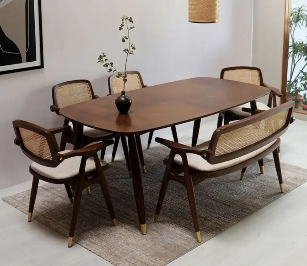 مدل میز غذاخوری چوبی