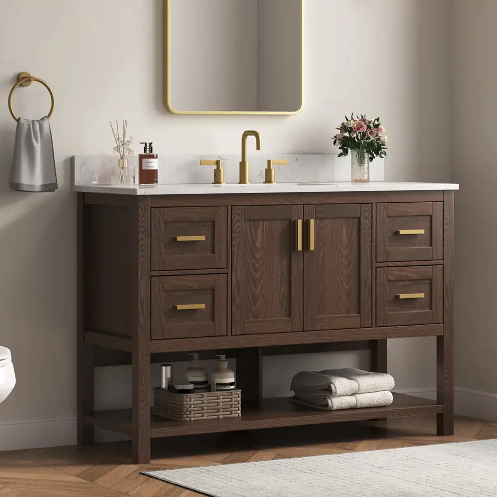 مرتب کردن کابینت زیر روشویی